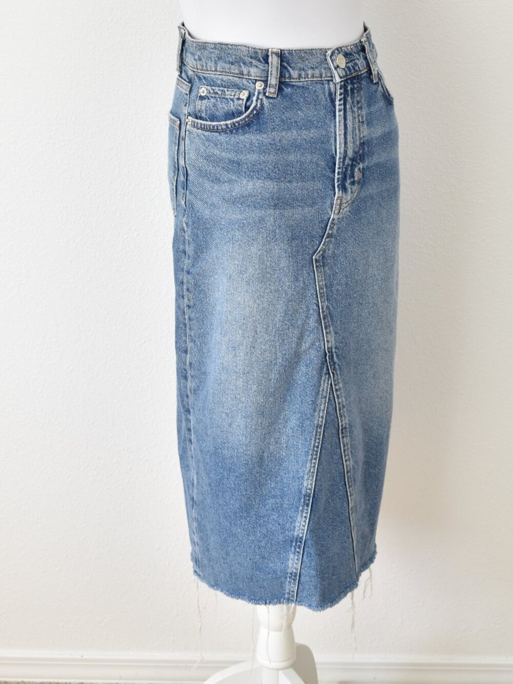 Rails Highland Denim Midi Skirt - 24 - Picture 8 of 10